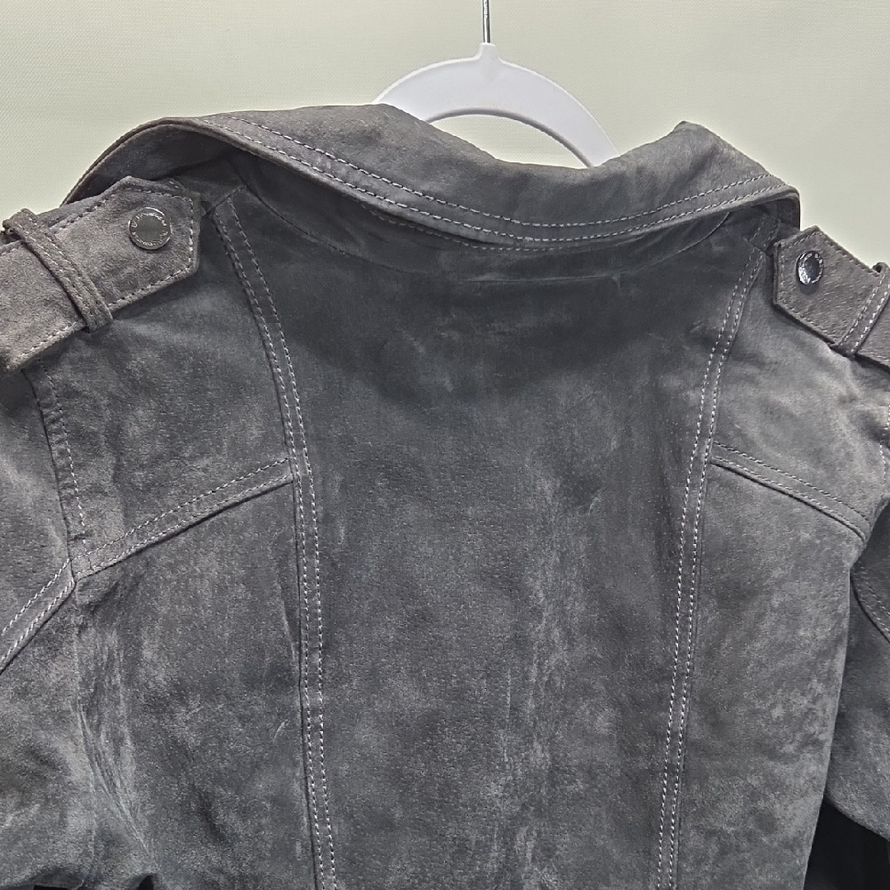 Bcbgeneration Charcoal Suede Jacket - image 4